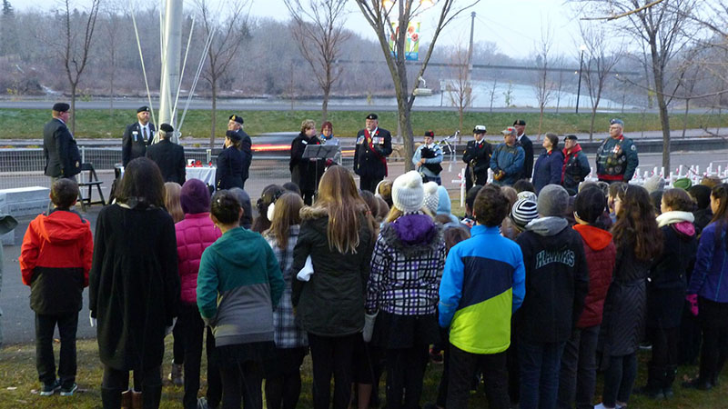 Sunrise Ceremonies 2015 – Field of Crosses