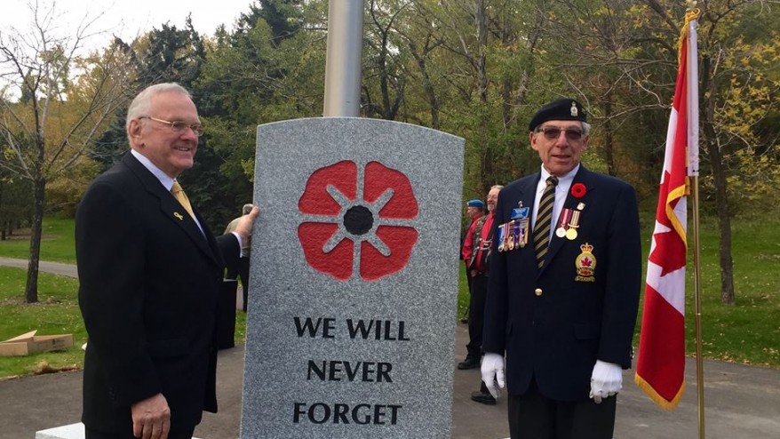 New Cenotaph dedicated at Field Of Crosses