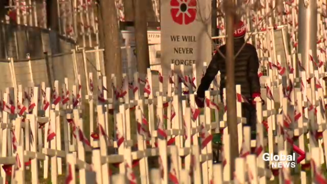 ‘I can never imagine myself doing that’: Calgary students honour Alberta’s war dead