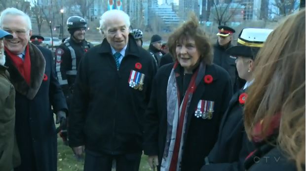 Calgarians gather to honour fallen soldiers in ceremony leading to Remembrance Day