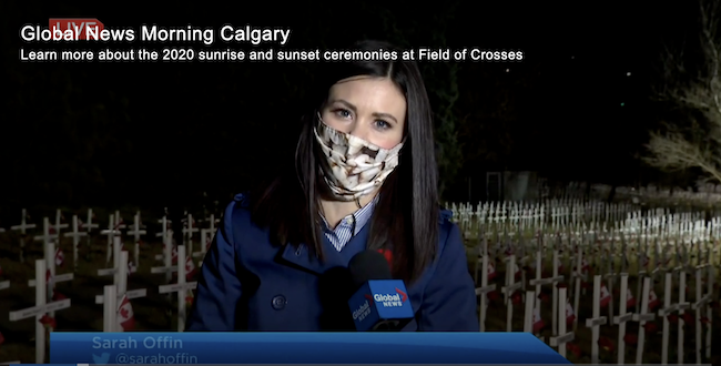 How to attend sunrise and sunset ceremonies at Calgary’s Field of Crosses amid COVID-19