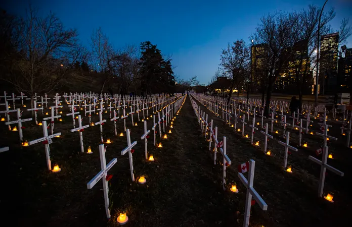 Photos: Night of Lights remembers the fallen at Field of Crosses