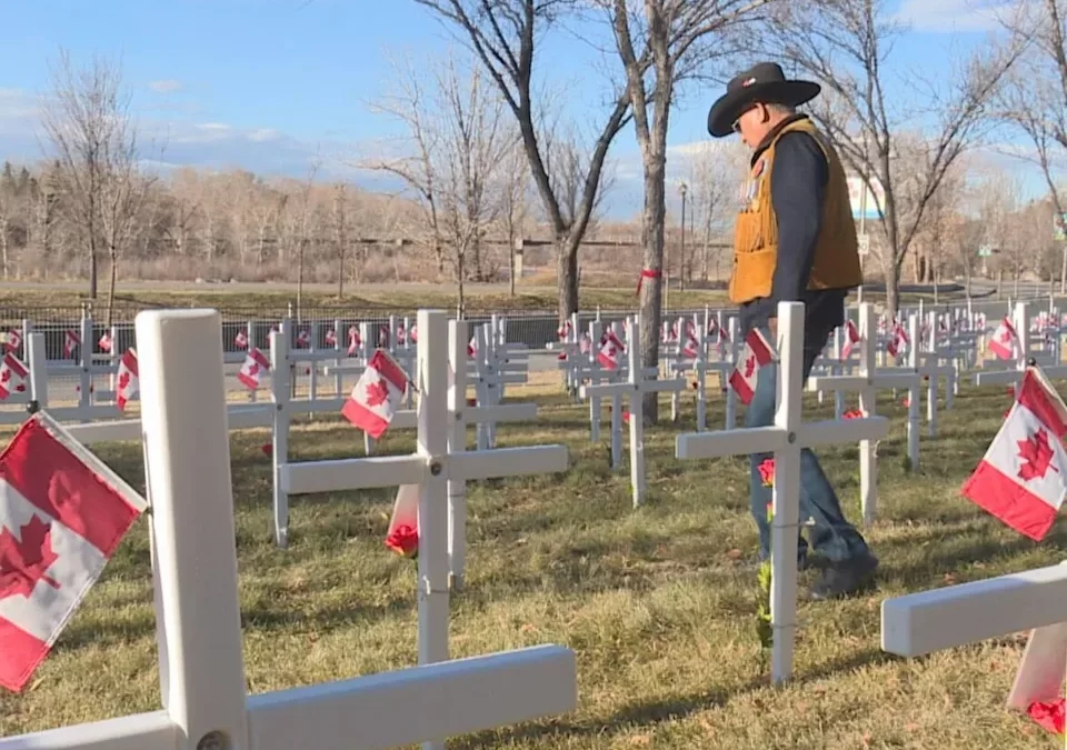 Southern Alberta’s Indigenous soldiers honoured in Field of Crosses but some may have been forgotten